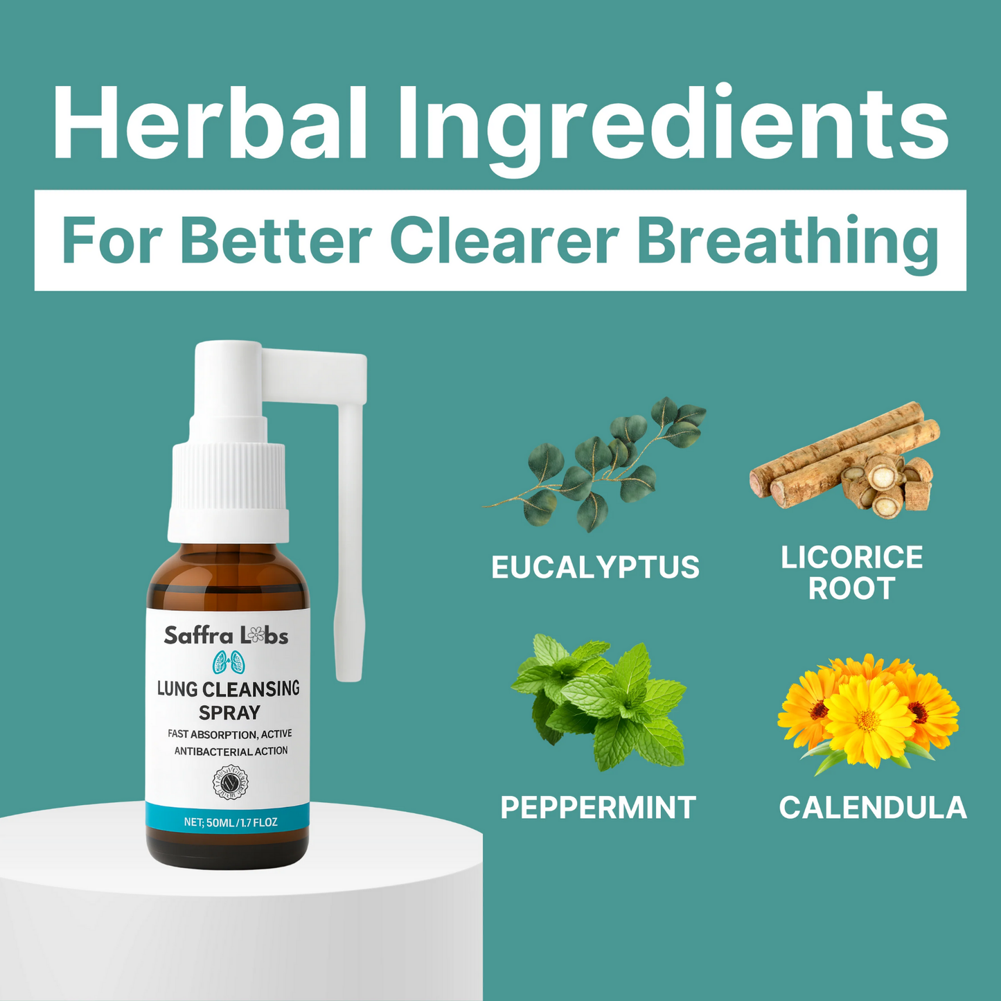 SaffraLabs® Lung Cleansing Spray
